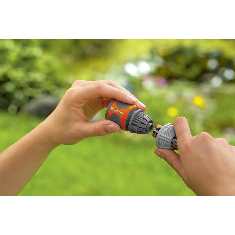 3pc Gardena 18283-20 13 & 15mm Backyard Garden Hose Connector Set