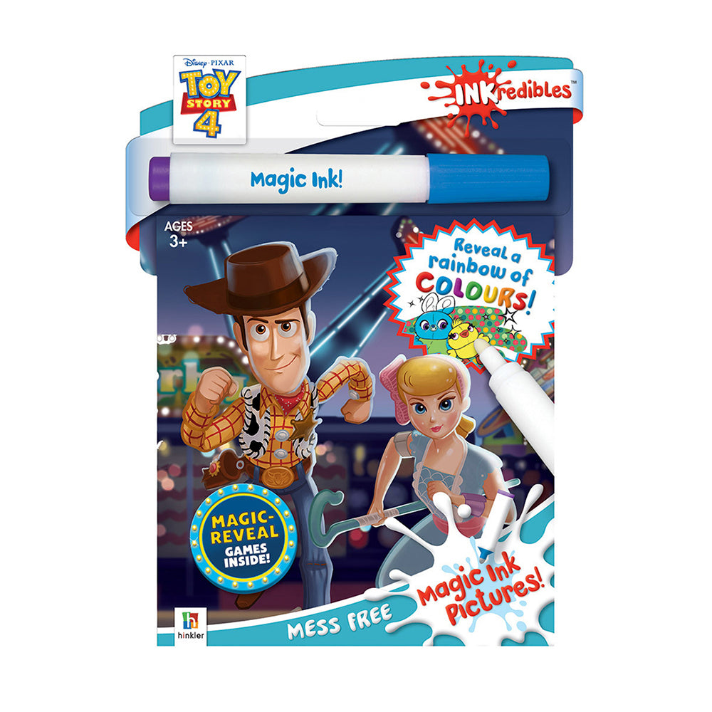 Inkredibles Toy Story 4 Magic Ink Pictures Colouring Activity Kit 3y+