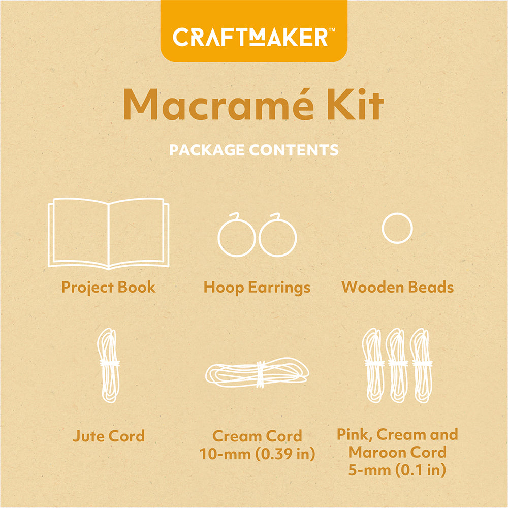 Craft Maker Macrame Classic Art/Craft Activity Kit