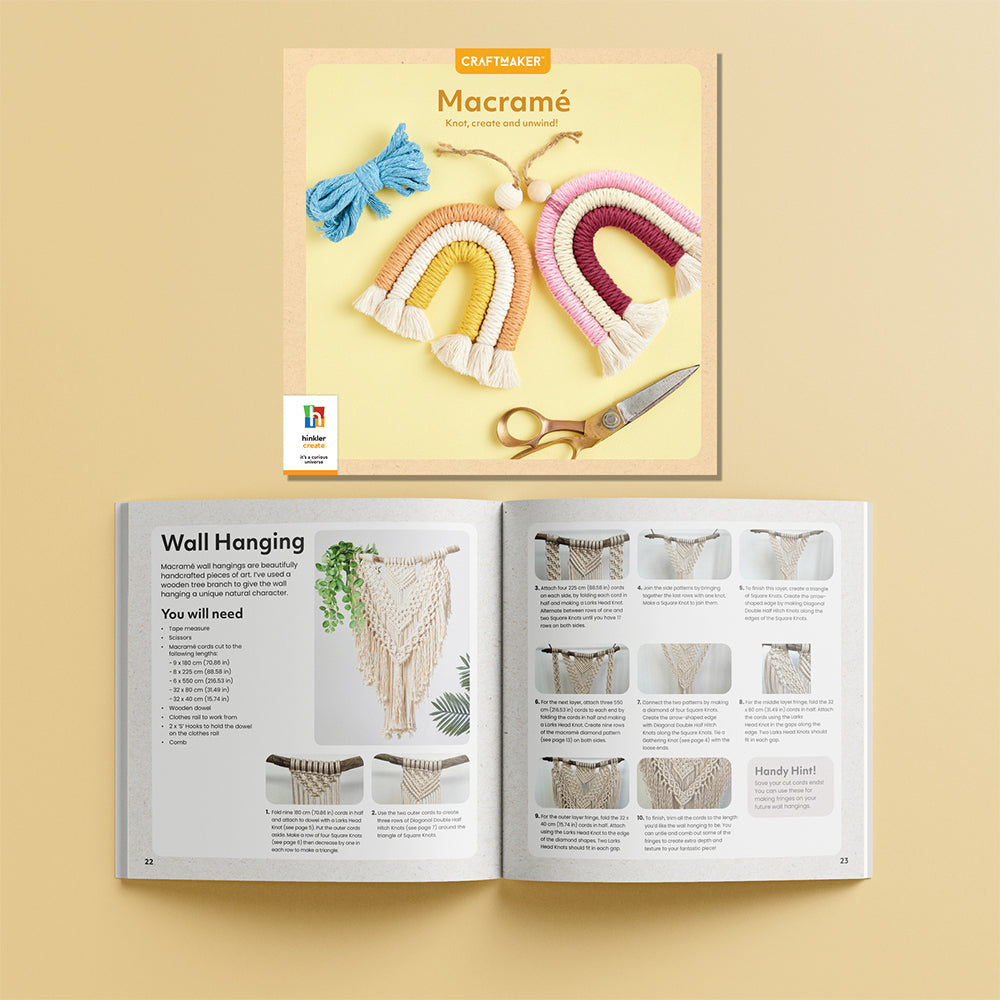 Craft Maker Macrame Classic Art/Craft Activity Kit