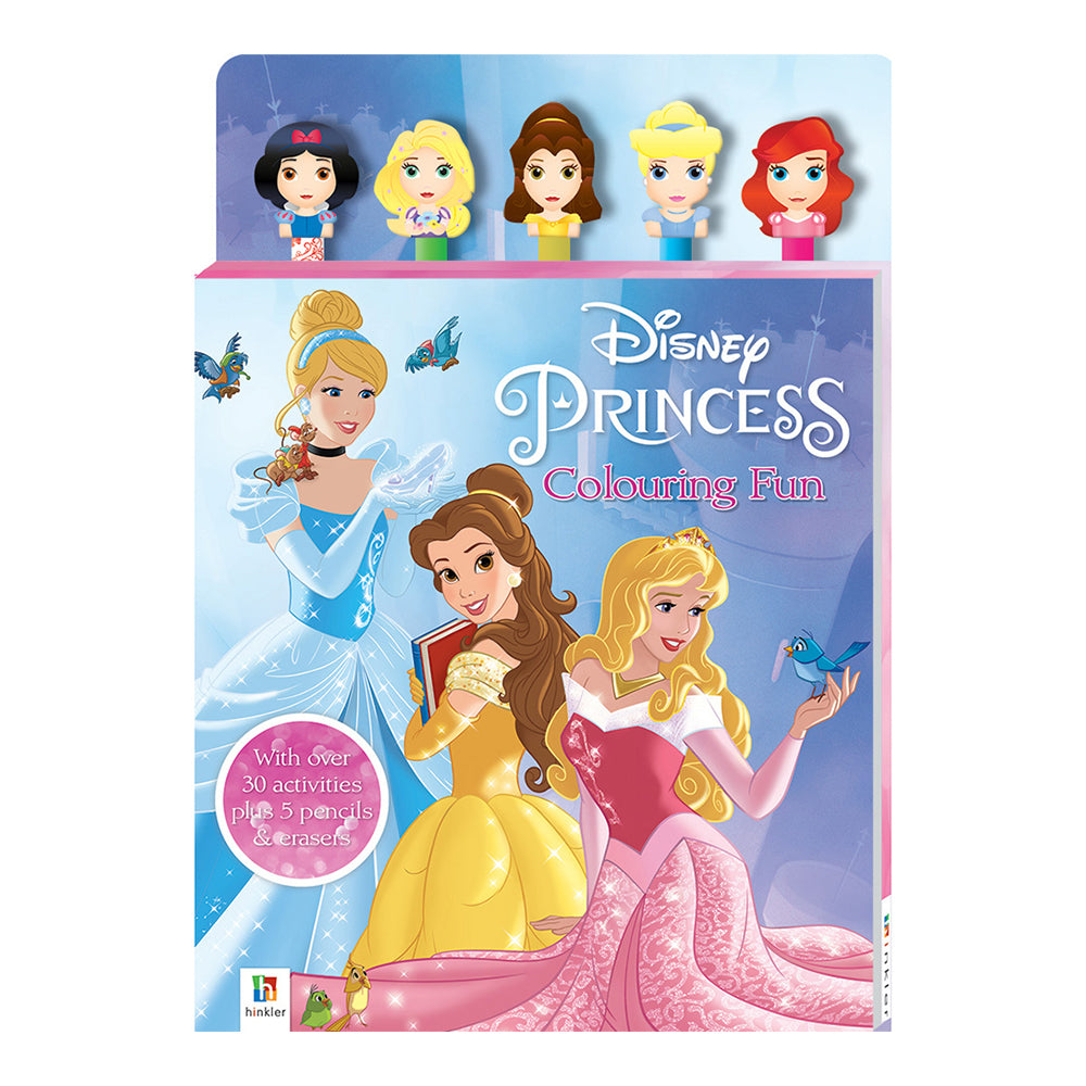 Inkredibles Disney Princess 5-Pencil & Eraser Activity Set Kids 3-6y