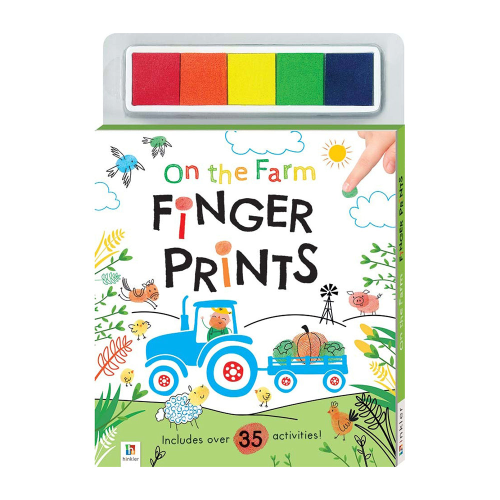 Kaleidoscope On the Farm Finger Prints Kids Finger Painting Book 3y+