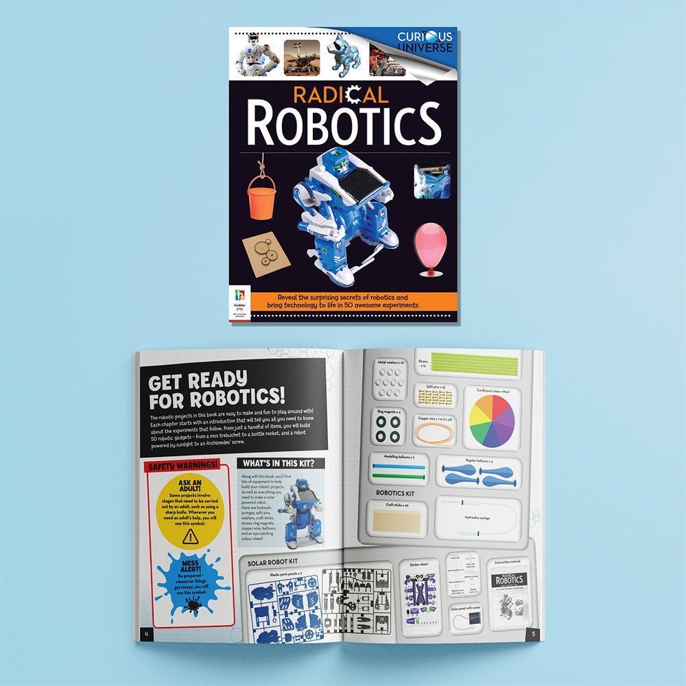 Curious Universe Radical Robotics Book And Science Kit 8y+