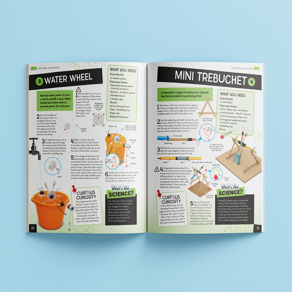Curious Universe Radical Robotics Book And Science Kit 8y+