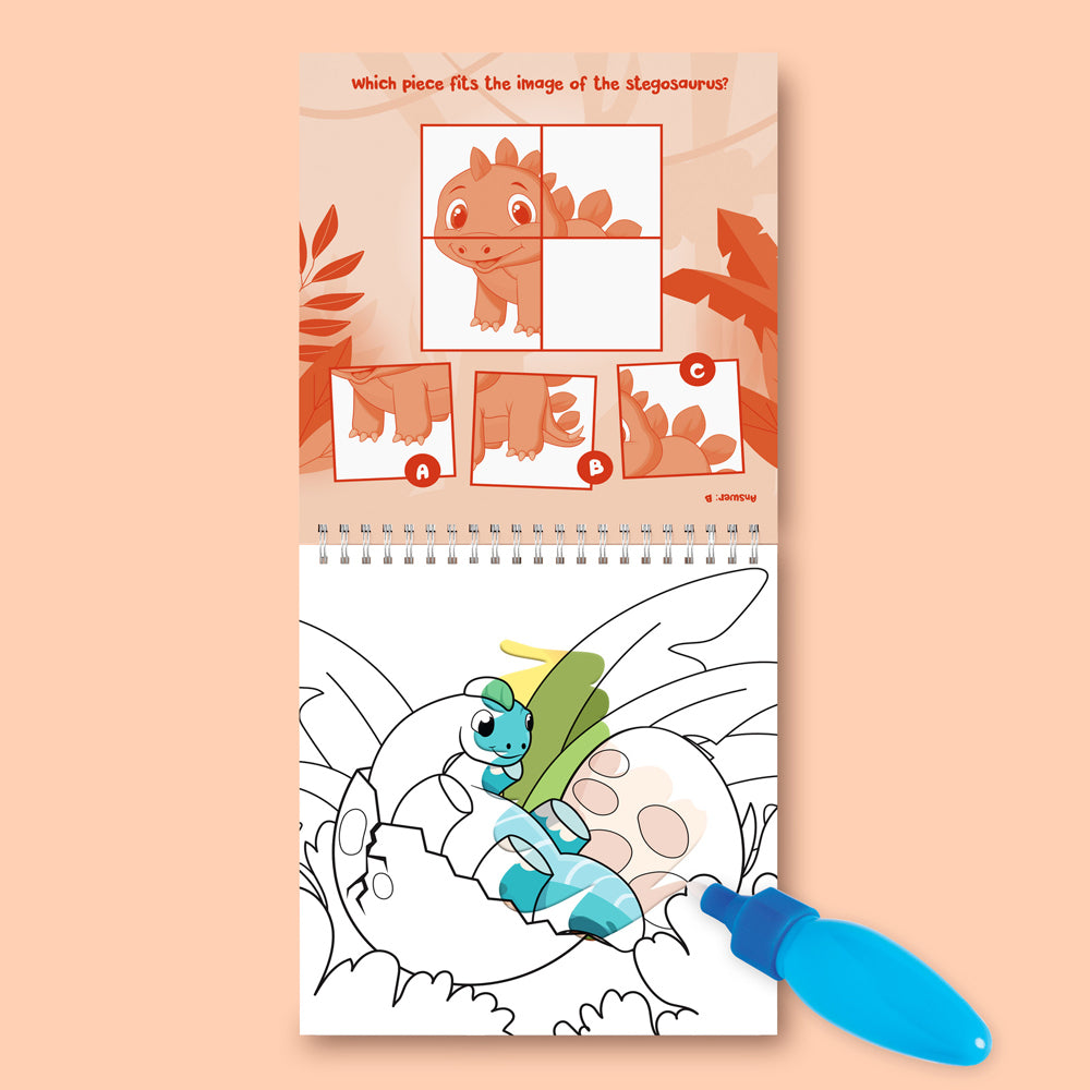 Inkredibles Roarsome Dinosaurs Water Wonder Colouring Kids Kit 3y+