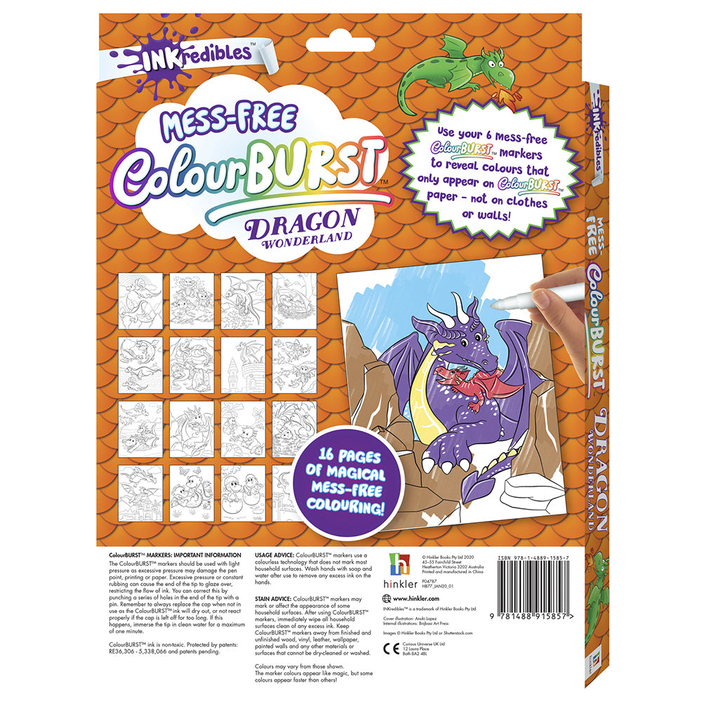 Inkredibles: Colour Burst Dragon Wonderland Activity Kit 3y+
