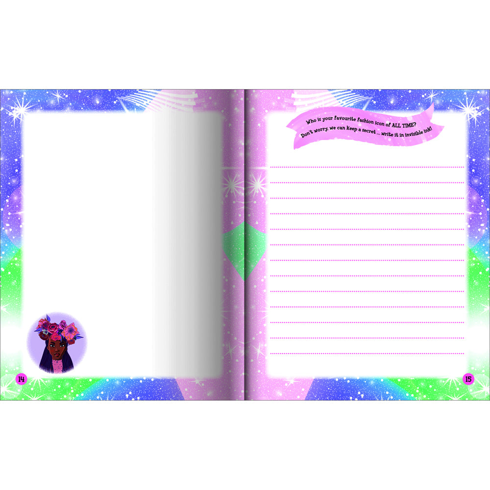 Hinkler Fashion My Book Of Secrets Creative Journal Kids 7-14y