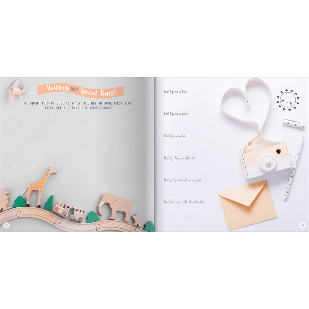 Paper Journey My Baby Record Book For Baby's Memories And Milestones