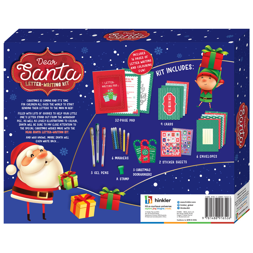 Kaleidoscope Dear Santa Letter-Writing Kit Kids 5-9y