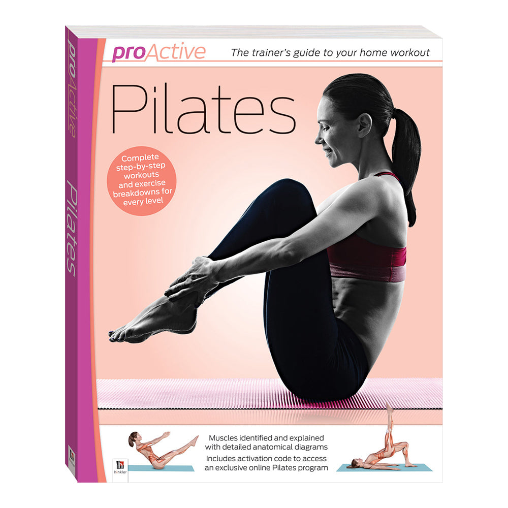 Hinkler ProActive Pilates Complete Home Workout/Exercise Book Adults