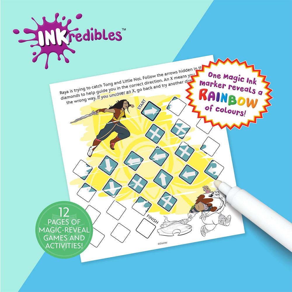 Inkredibles Disney Raya & the Last Dragon Magic Ink Activity Kit 3y+