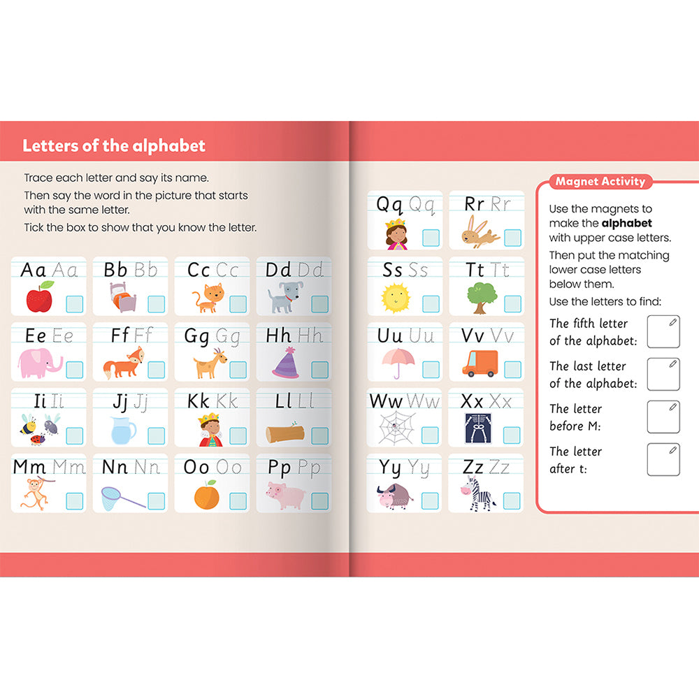 Junior Explorers Magnetic Books Short Words Childrens Book 4y+
