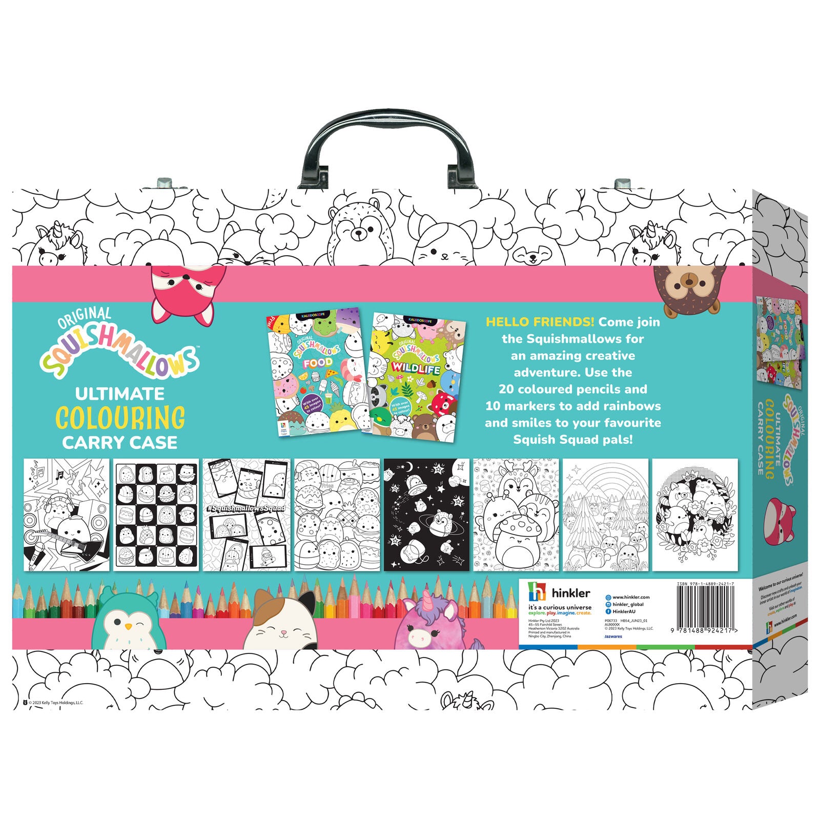 Kaleidoscope Colouring Squishmallows Carry Case Kit