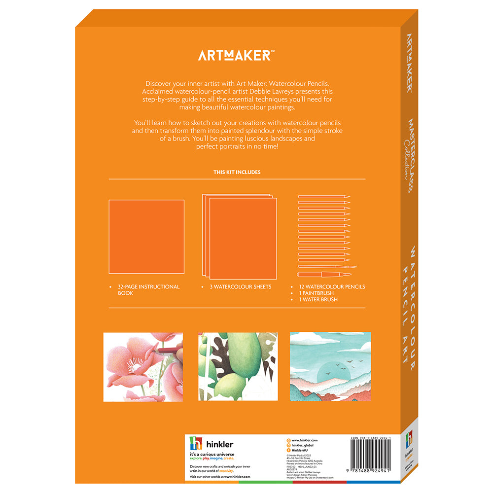 Art Maker Masterclass Collection Watercolour Pencils Kit