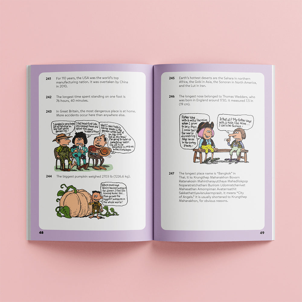 Wonderfull001 Cool Freaky Facts Soft Cover Fact Book 6y+