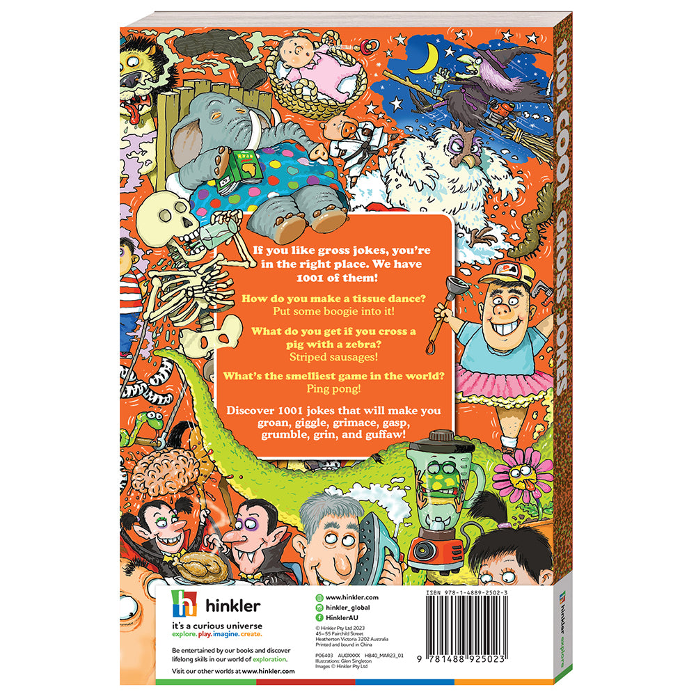 Wonderfull001 Cool Gross Jokes Soft Cover Joke Book 6y+