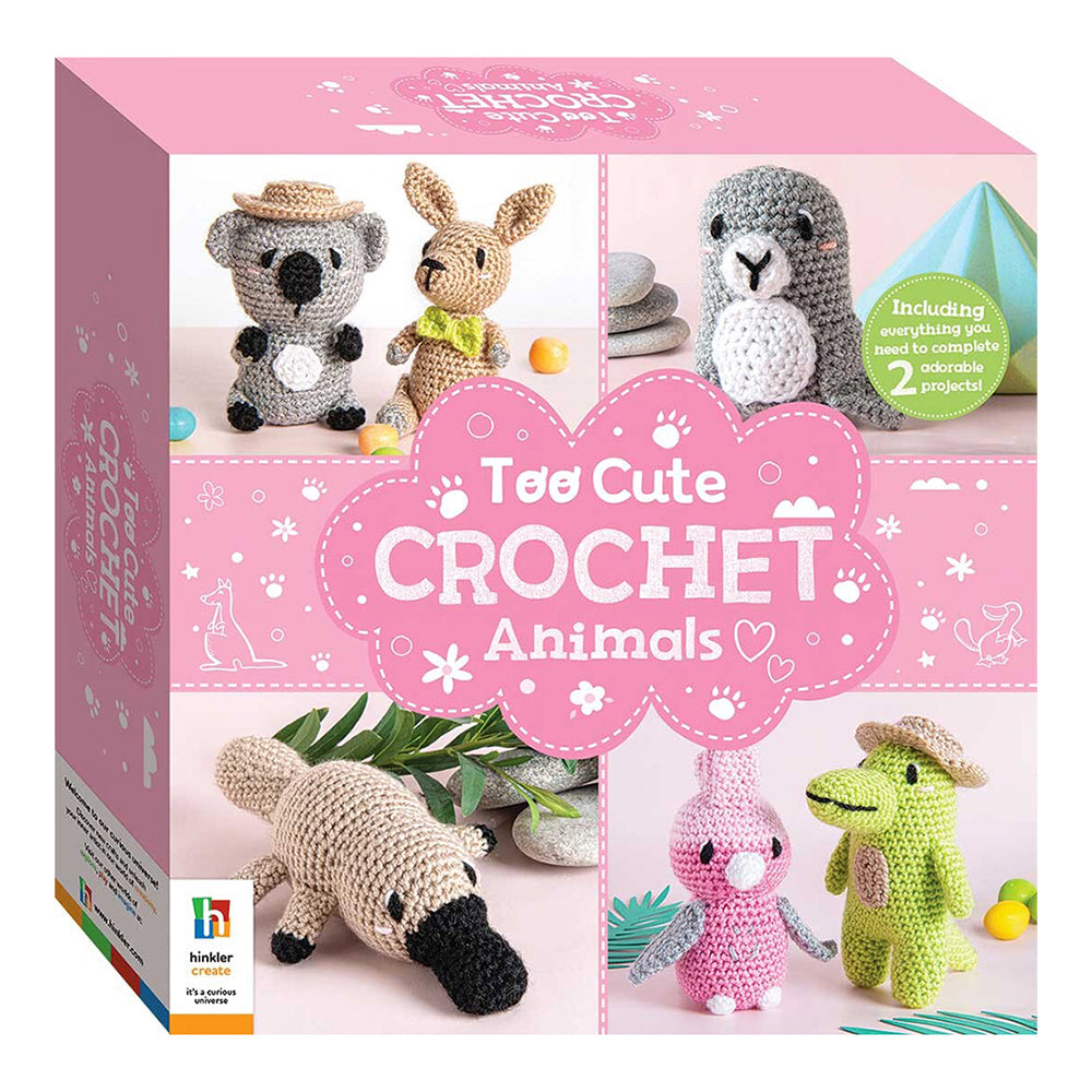Craft Maker Too Cute Crochet Animals Craft Activity Kit