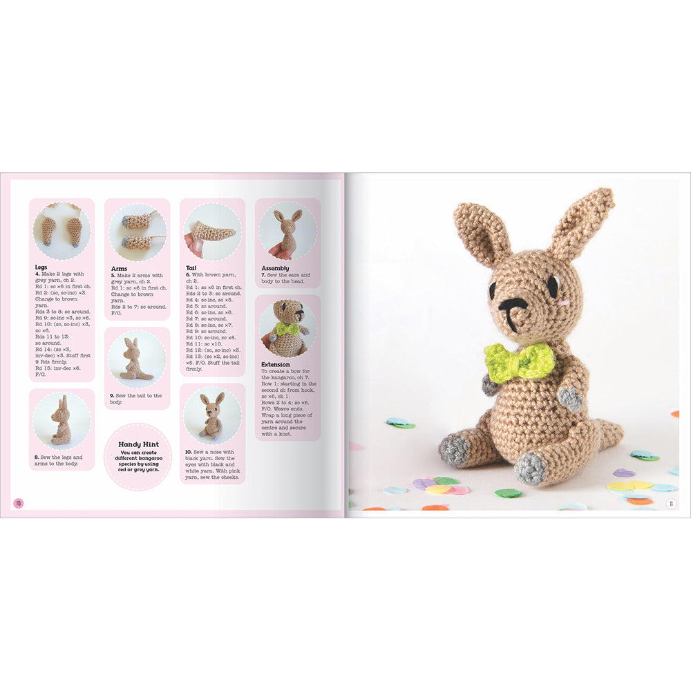 Craft Maker Too Cute Crochet Animals Craft Activity Kit