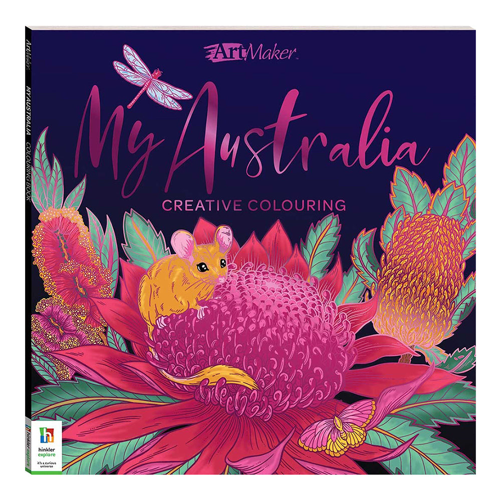 Art Maker My Australia Colouring Book Adult Activity Book