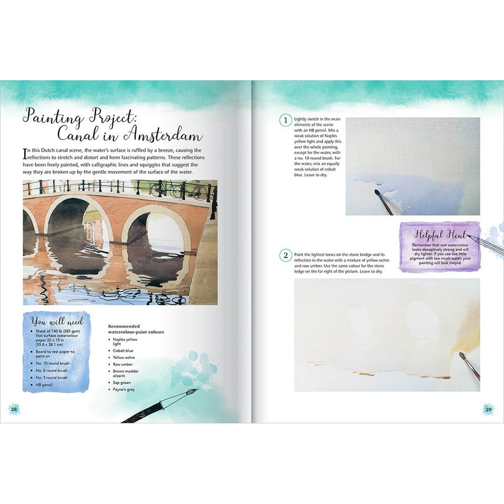 Art Maker Watercolour Paints Kids/Adults Masterclass Kit