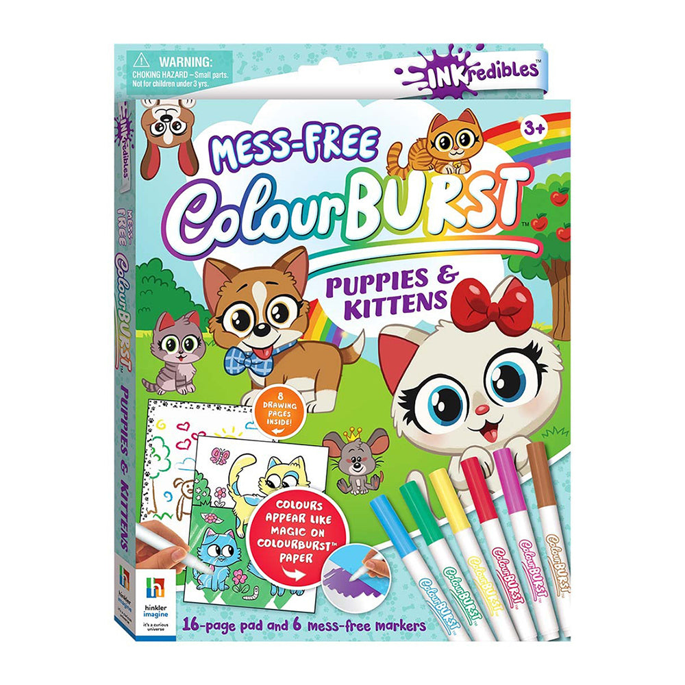 Inkredibles Colour Burst: Puppies and Kittens Activity Kit 3y+