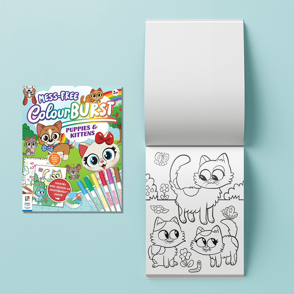 Inkredibles Colour Burst: Puppies and Kittens Activity Kit 3y+