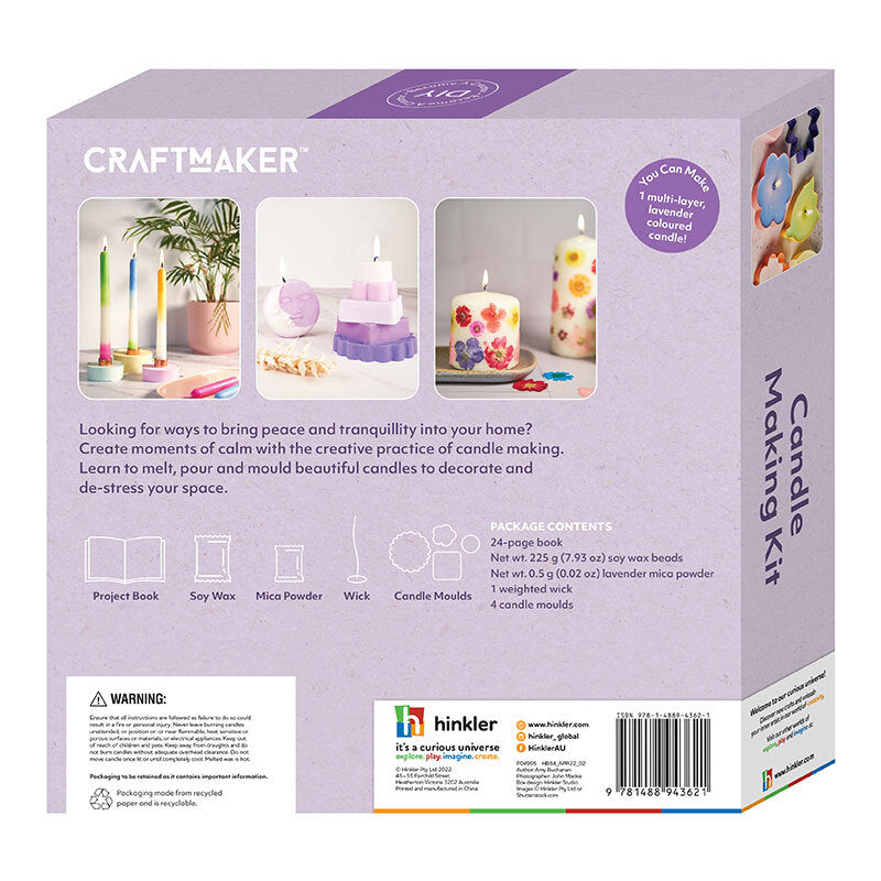 Craft Maker Candle Making Kit Classic Art/Craft Activity Set