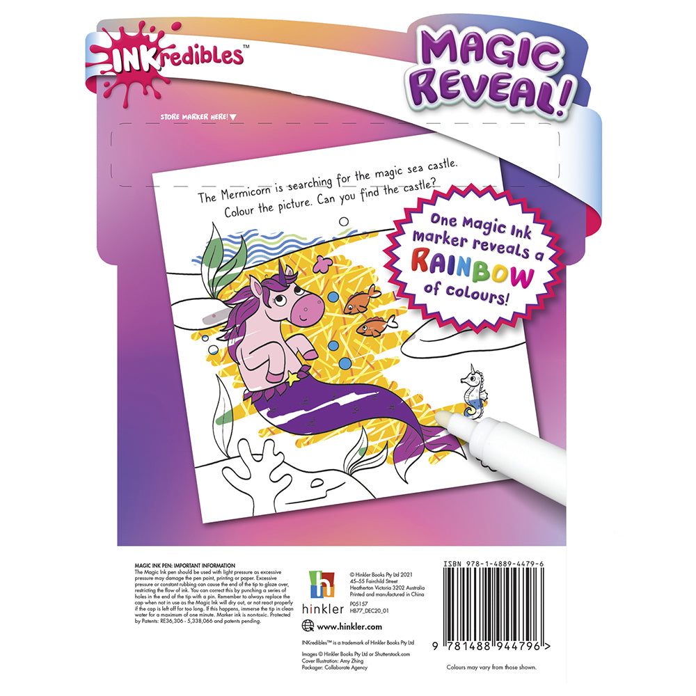 Inkredibles: Magical Creatures Magic Ink Colouring Activity Kit 3y+