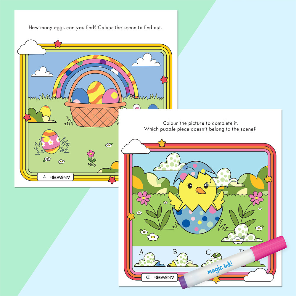 Inkredibles Easter Fun Magic Ink Pictures Colouring Activity Kit 3y+
