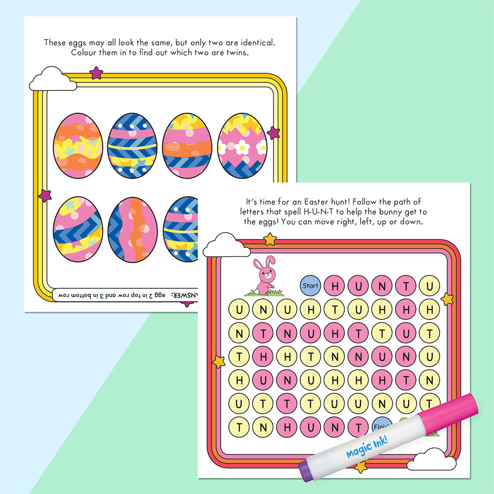 Inkredibles Easter Fun Magic Ink Pictures Colouring Activity Kit 3y+