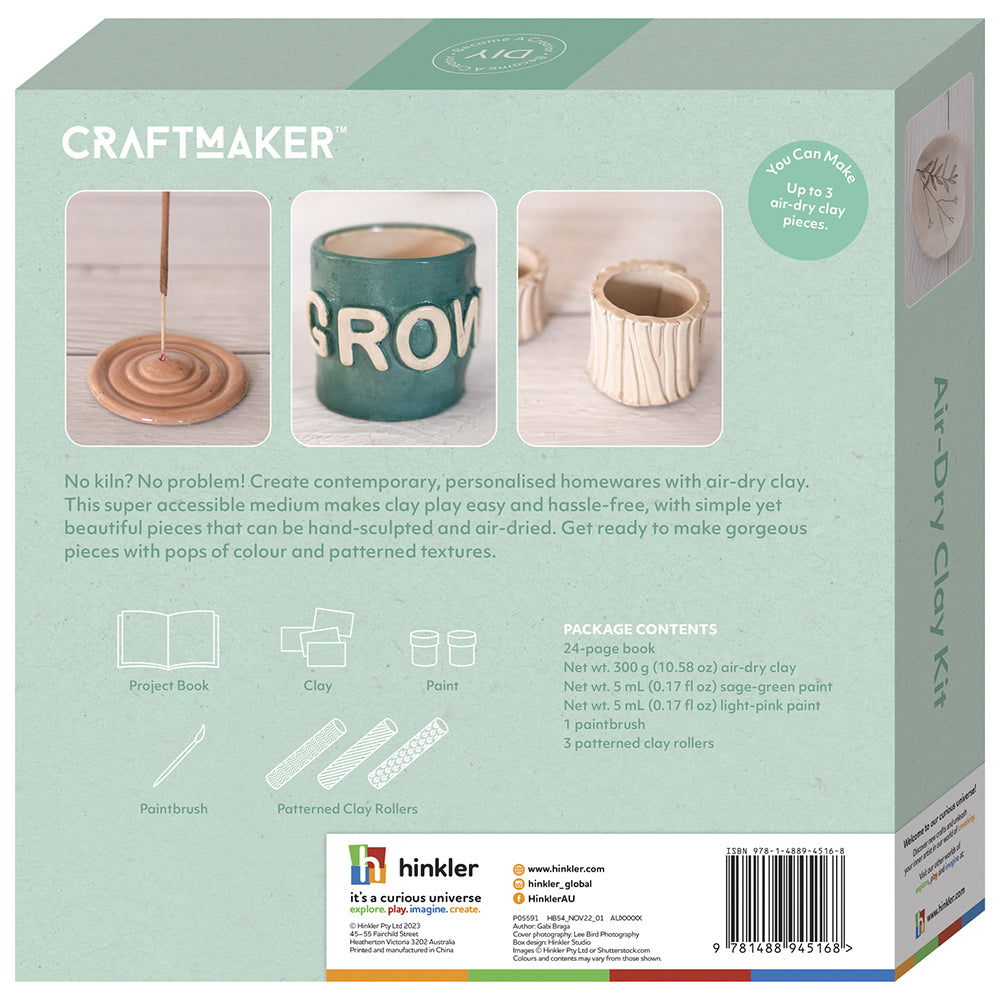 Craft Maker Air-Dry Clay Classic Art/Craft Activity Kit