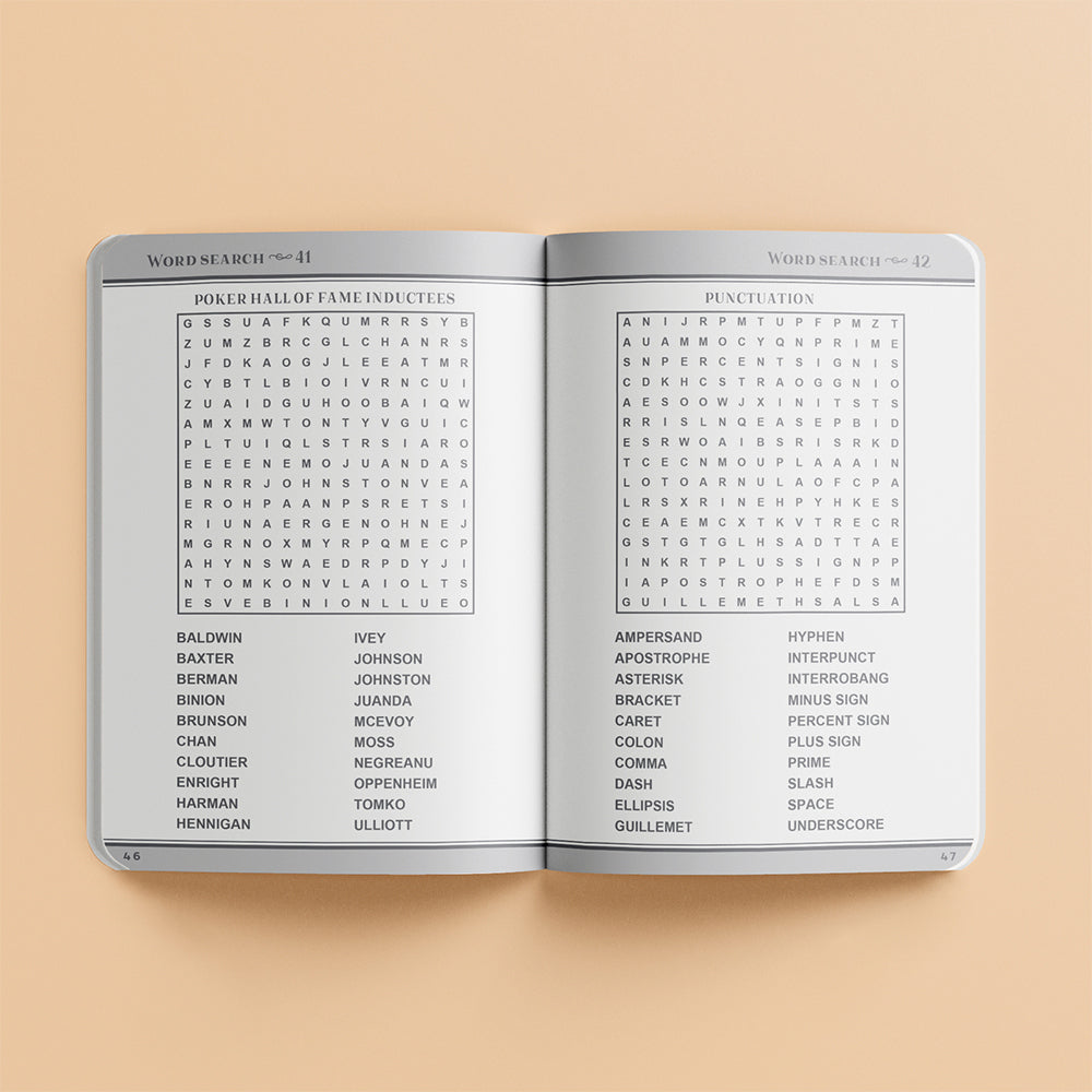 Solve It! Classic Puzzle Books: Word Search Adult Puzzle Book