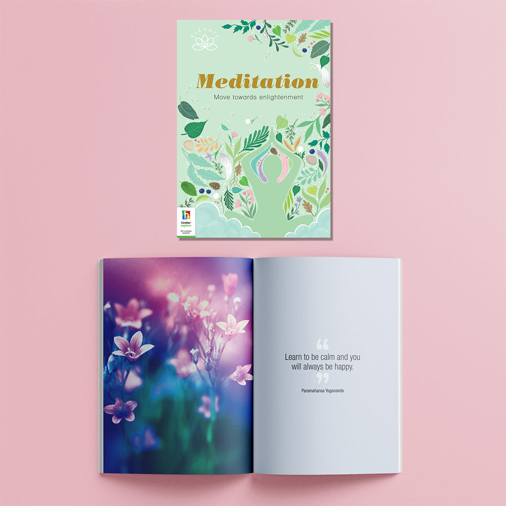 Elevate Meditation Mindful Wellness Book And Finger Labyrinth Kit