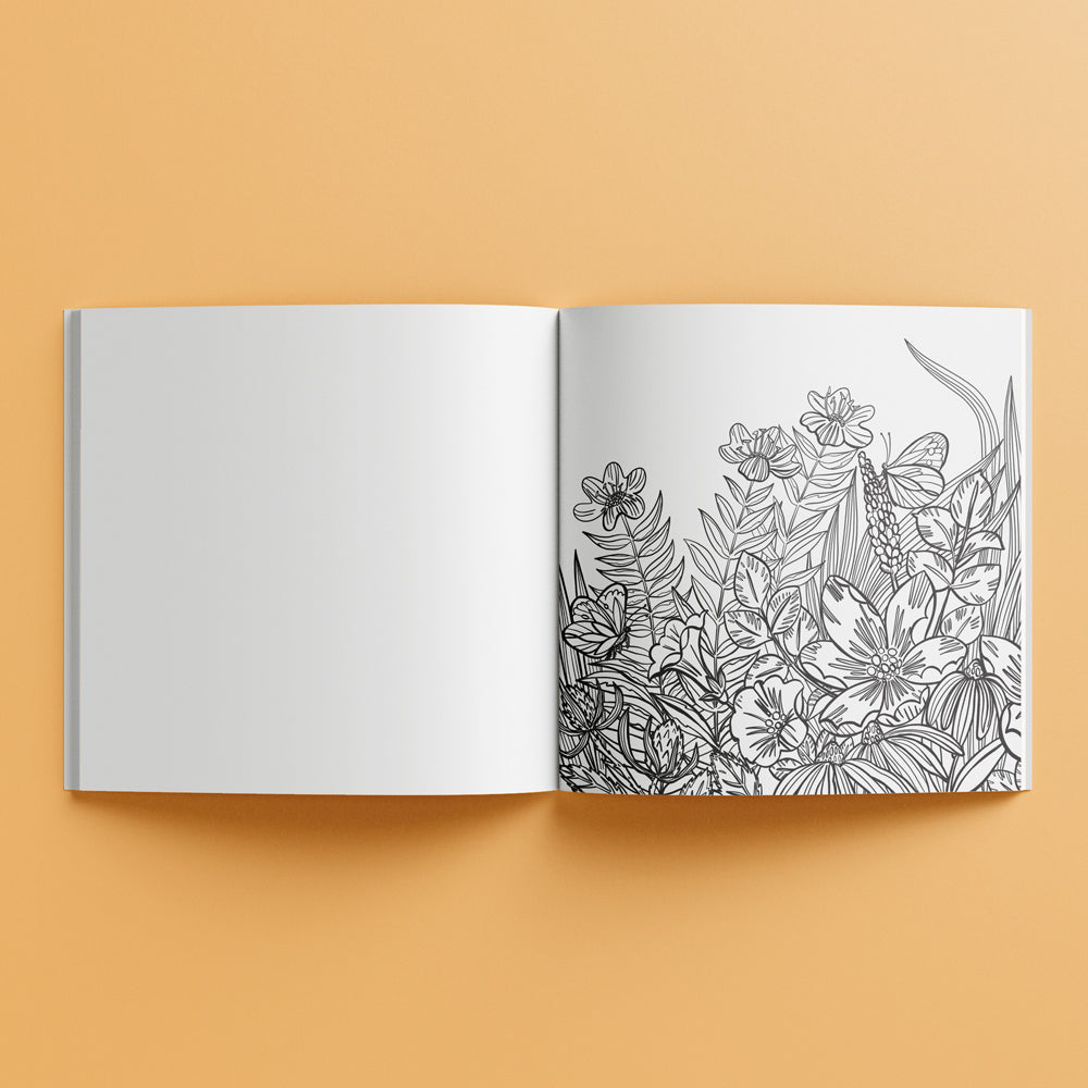 Art Maker Sunlight Shimmer Colouring Activity Book Adult