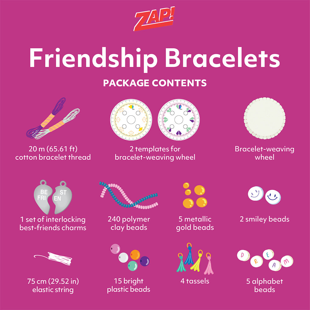 Zap! Extra Friendship Bracelets Craft Activity Kit 8y+