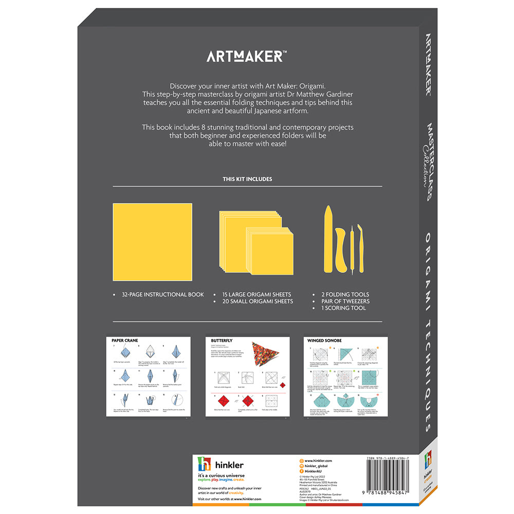 Art Maker Masterclass Collection Origami Art Activity Kit