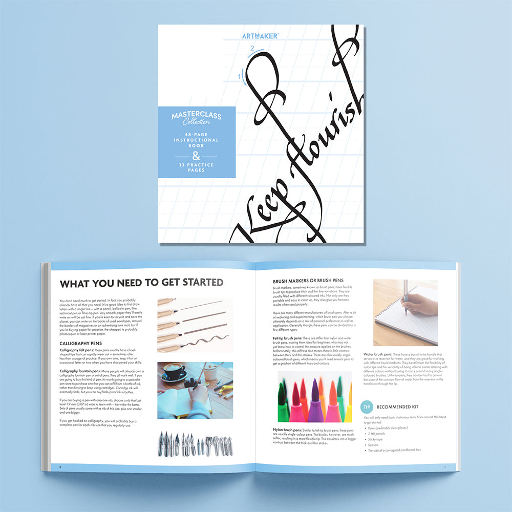 Art Maker Masterclass Collection Calligraphy Art/Craft Kit