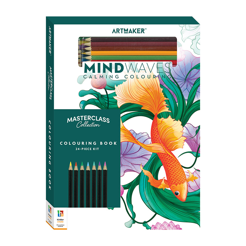 Art Maker Masterclass Collection Mindwaves Colouring Kit