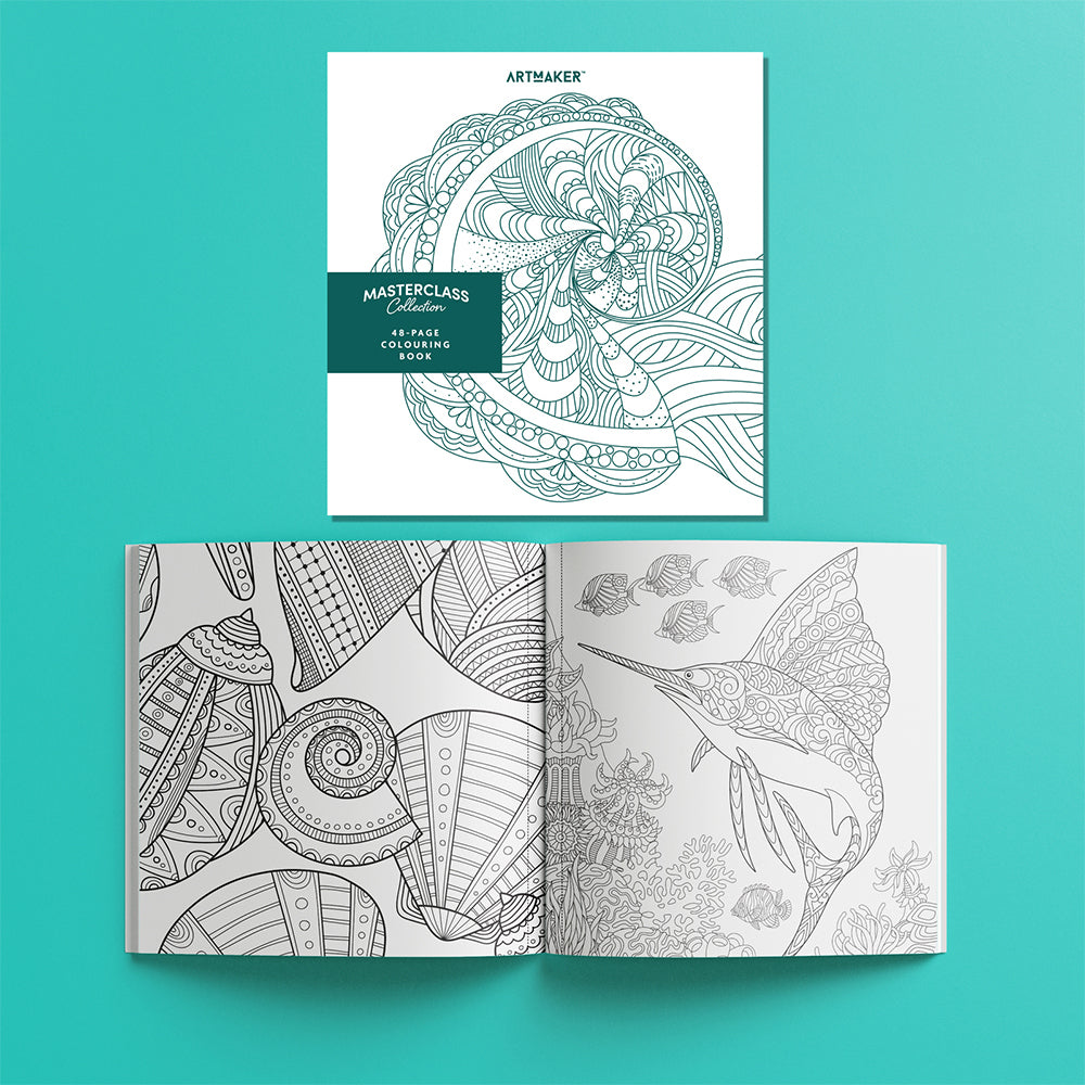 Art Maker Masterclass Collection Mindwaves Colouring Kit
