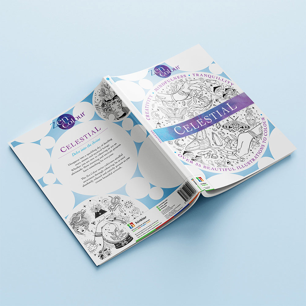Art Maker Zen Colour Celestial Adults Colouring Activity Book