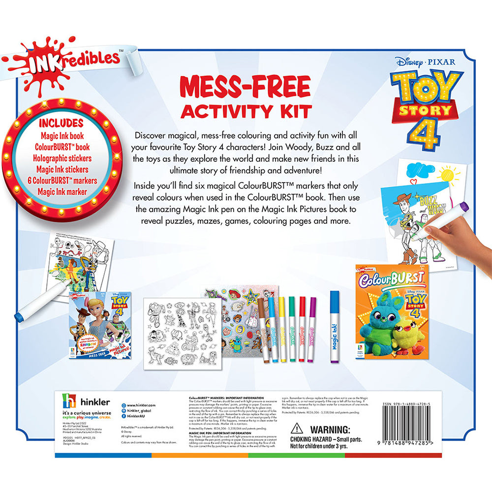Inkredibles Toy Story 4 Colouring Activity Kit 3y+