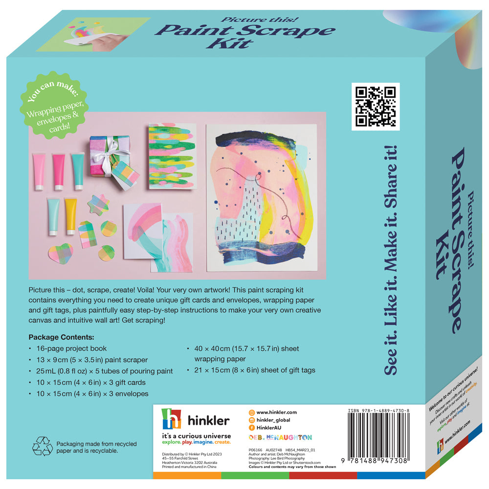Mindbogglers OMC Picture This Paint Scrape Kit Art/Craft