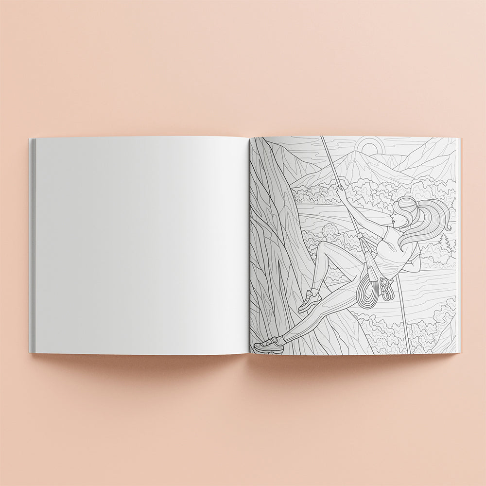 Art Maker Wild Wanders Colouring Book Adult Activity Book