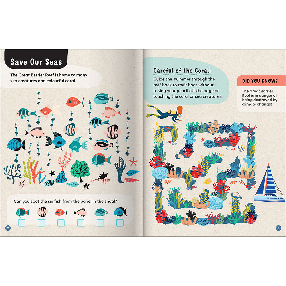 Building Blocks Eco Zoomers Earth Friendly Kids Activity Book 5y+