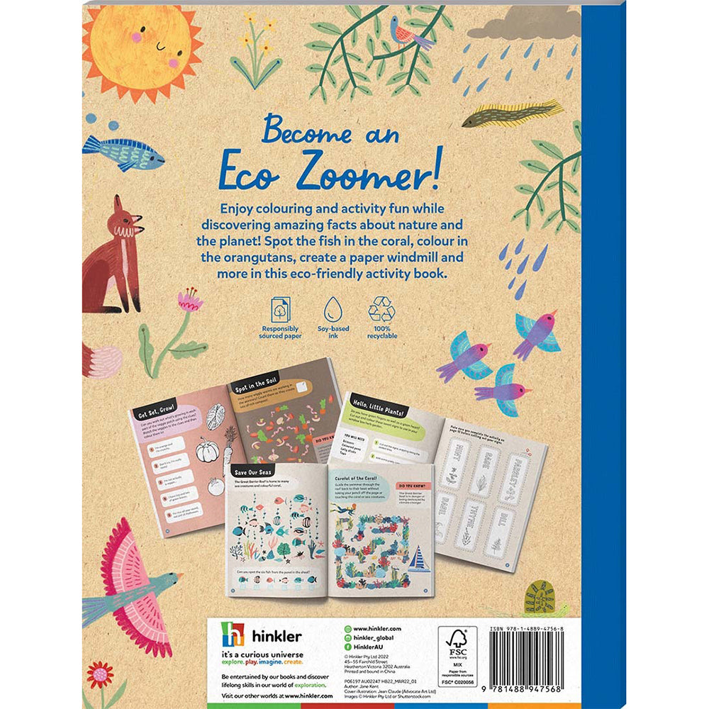 Building Blocks Eco Zoomers Earth Friendly Kids Activity Book 5y+