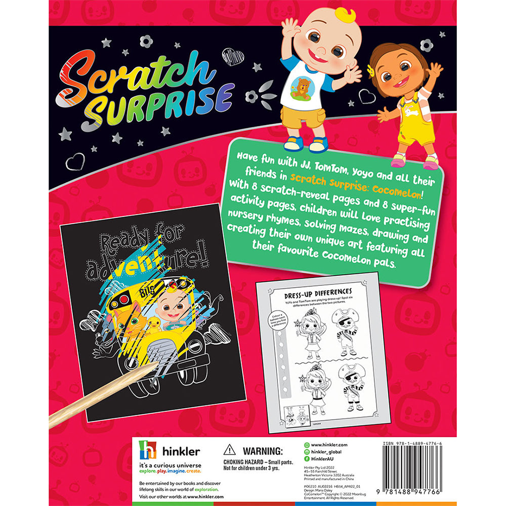 Kaleidoscope Scratch Surprise CoComelon Activity Book 3y+