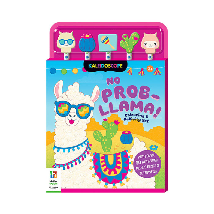 Kaleidoscope No Prob-llama Colouring & Activity Set Kids Book 3y+