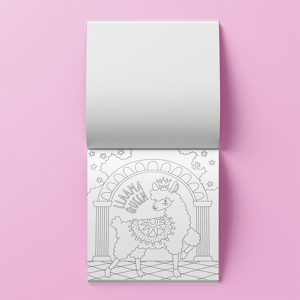 Kaleidoscope No Prob-llama Colouring & Activity Set Kids Book 3y+