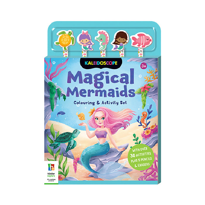 Kaleidoscope Magical Mermaids Colouring & Activity Set Kids Book 3y+