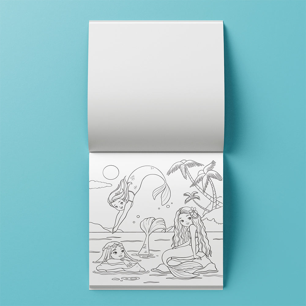 Kaleidoscope Magical Mermaids Colouring & Activity Set Kids Book 3y+